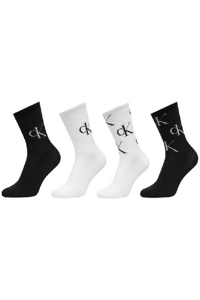 CALVIN KLEIN JEANS WOMEN SOCK 4P GIFTBOX ΚΑΛΤΣΕΣ ΓΥΝΑΙΚΕΙΕΣ BLACK/WHITE