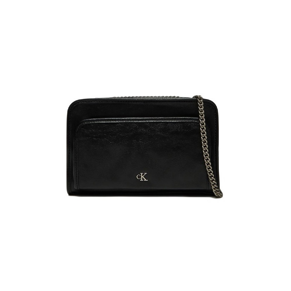 CALVIN KLEIN JEANS UTILITY DBL ZIP CAMERA BAG25 ΤΣΑΝΤΑ ΓΥΝΑΙΚΕΙΑ BLACK