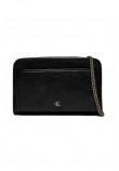 CALVIN KLEIN JEANS UTILITY DBL ZIP CAMERA BAG25 ΤΣΑΝΤΑ ΓΥΝΑΙΚΕΙΑ BLACK