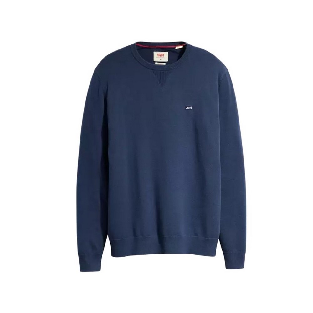 LEVIS LIGHTWEIGHT HM SWEATER A72070002 ΜΠΛΟΥΖΑ ΠΛΕΚΤΗ ΑΝΔΡΙΚΗ BLUE