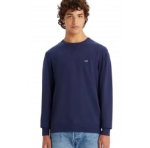 LEVIS LIGHTWEIGHT HM SWEATER A72070002 ΜΠΛΟΥΖΑ ΠΛΕΚΤΗ ΑΝΔΡΙΚΗ BLUE