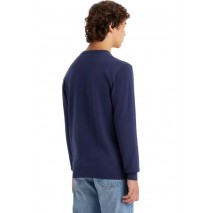 LEVIS LIGHTWEIGHT HM SWEATER A72070002 ΜΠΛΟΥΖΑ ΠΛΕΚΤΗ ΑΝΔΡΙΚΗ BLUE