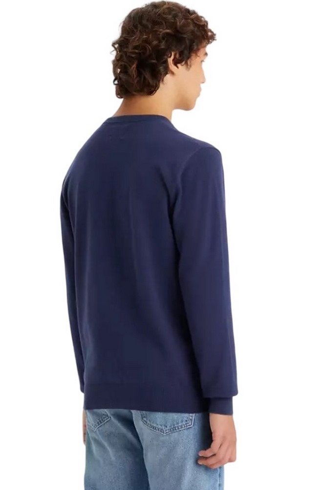 LEVIS LIGHTWEIGHT HM SWEATER A72070002 ΜΠΛΟΥΖΑ ΠΛΕΚΤΗ ΑΝΔΡΙΚΗ BLUE