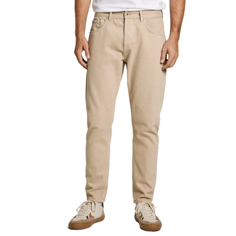 PEPE JEANS LONDON DROP 1 TAPERED JEANS 30 ΠΑΝΤΕΛΟΝΙ ΑΝΔΡΙΚΟ BEIGE