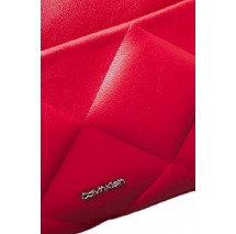 CALVIN KLEIN DIAMOND QUILT CAMERA BAG W/PKT ΤΣΑΝΤΑ ΓΥΝΑΙΚΕΙΑ RED