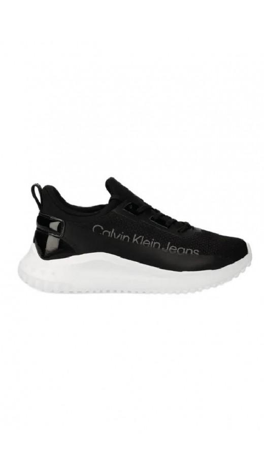 CALVIN KLEIN JEANS EVA RUN SLIPON LACE MIX LUM WN ΠΑΠΟΥΤΣΙ ΓΥΝΑΙΚΕΙΟ BLACK