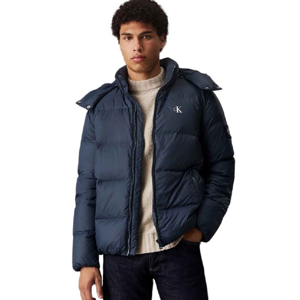 CALVIN KLEIN JEANS ESSENTIALS DOWN JACKET ΜΠΟΥΦΑΝ ΑΝΔΡΙΚΟ DARK NAVY