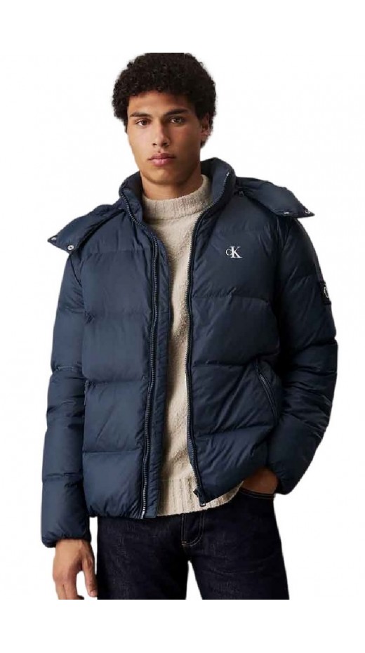 CALVIN KLEIN JEANS ESSENTIALS DOWN JACKET ΜΠΟΥΦΑΝ ΑΝΔΡΙΚΟ DARK NAVY