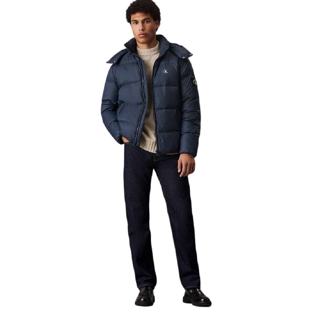 CALVIN KLEIN JEANS ESSENTIALS DOWN JACKET ΜΠΟΥΦΑΝ ΑΝΔΡΙΚΟ DARK NAVY