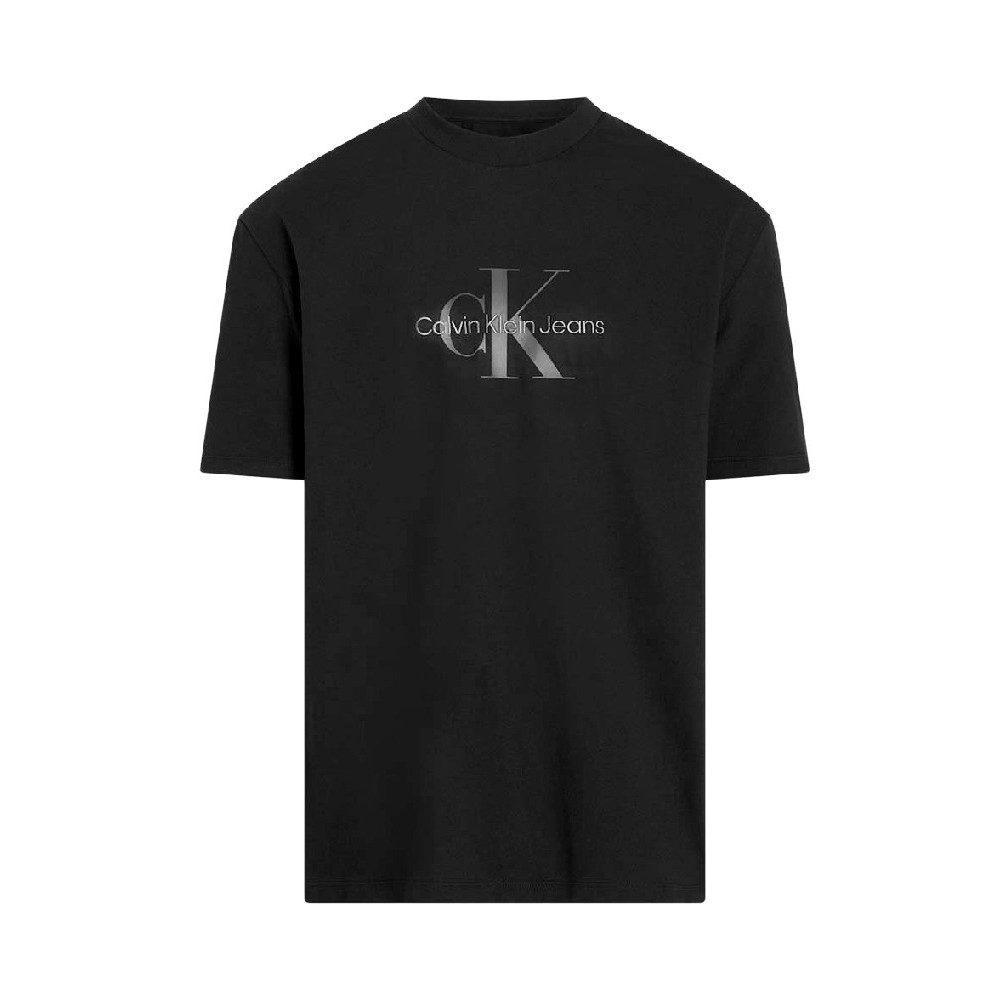 CALVIN KLEIN JEANS HERO MONOGRAM TEE T-SHIRT ΜΠΛΟΥΖΑ ΑΝΔΡΙΚΗ BLACK