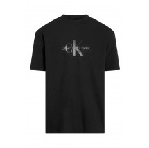 CALVIN KLEIN JEANS HERO MONOGRAM TEE T-SHIRT ΜΠΛΟΥΖΑ ΑΝΔΡΙΚΗ BLACK