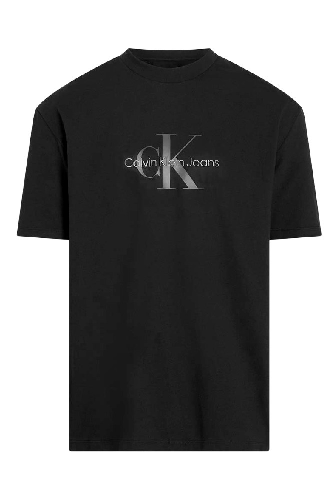 CALVIN KLEIN JEANS HERO MONOGRAM TEE T-SHIRT ΜΠΛΟΥΖΑ ΑΝΔΡΙΚΗ BLACK