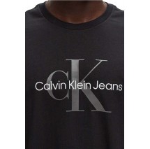 CALVIN KLEIN JEANS HERO MONOGRAM TEE T-SHIRT ΜΠΛΟΥΖΑ ΑΝΔΡΙΚΗ BLACK