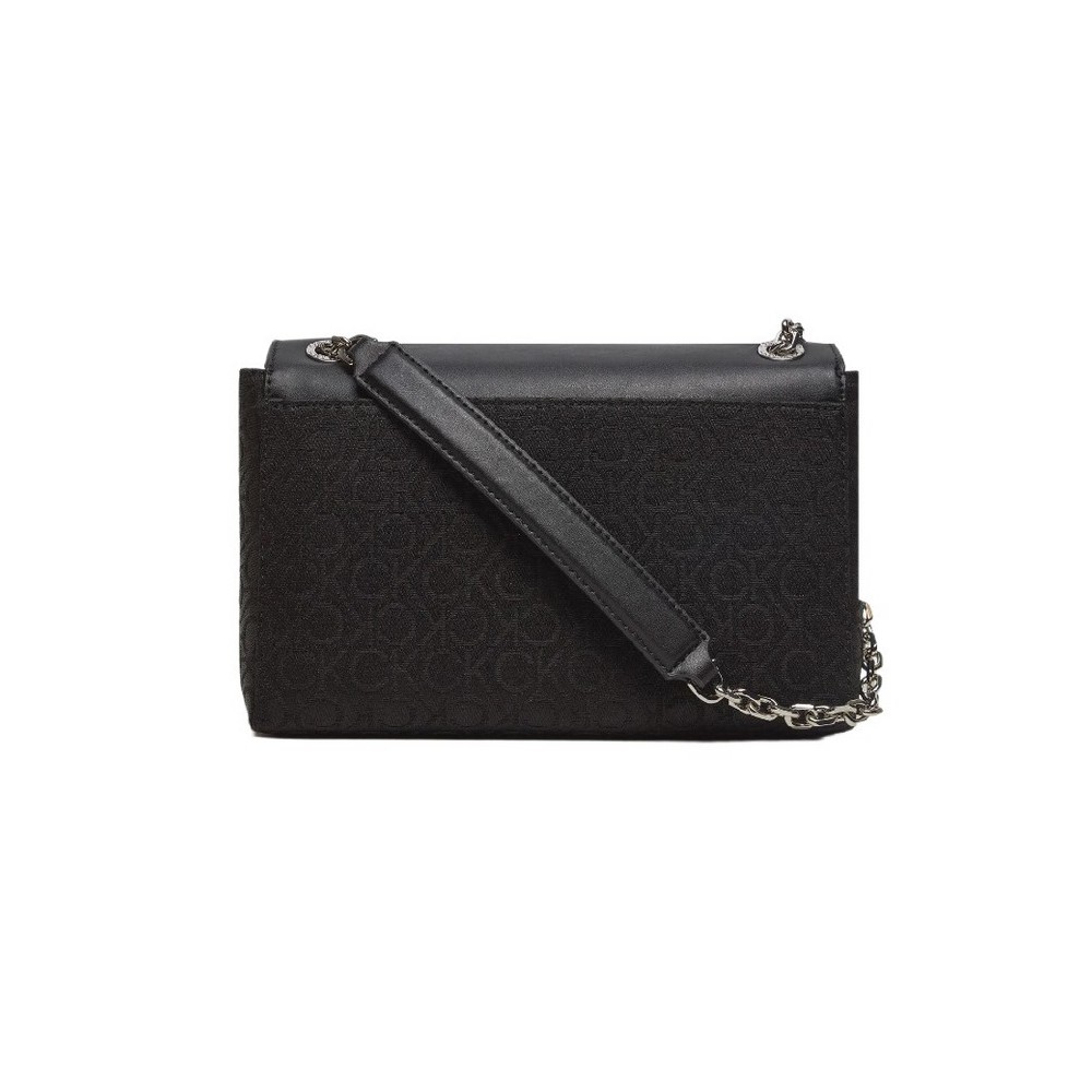 CALVIN KLEIN JEANS RE-LOCK CONV SHOULDER BAG_JQC ΤΣΑΝΤΑ ΓΥΝΑΙΚΕΙΑ BLACK