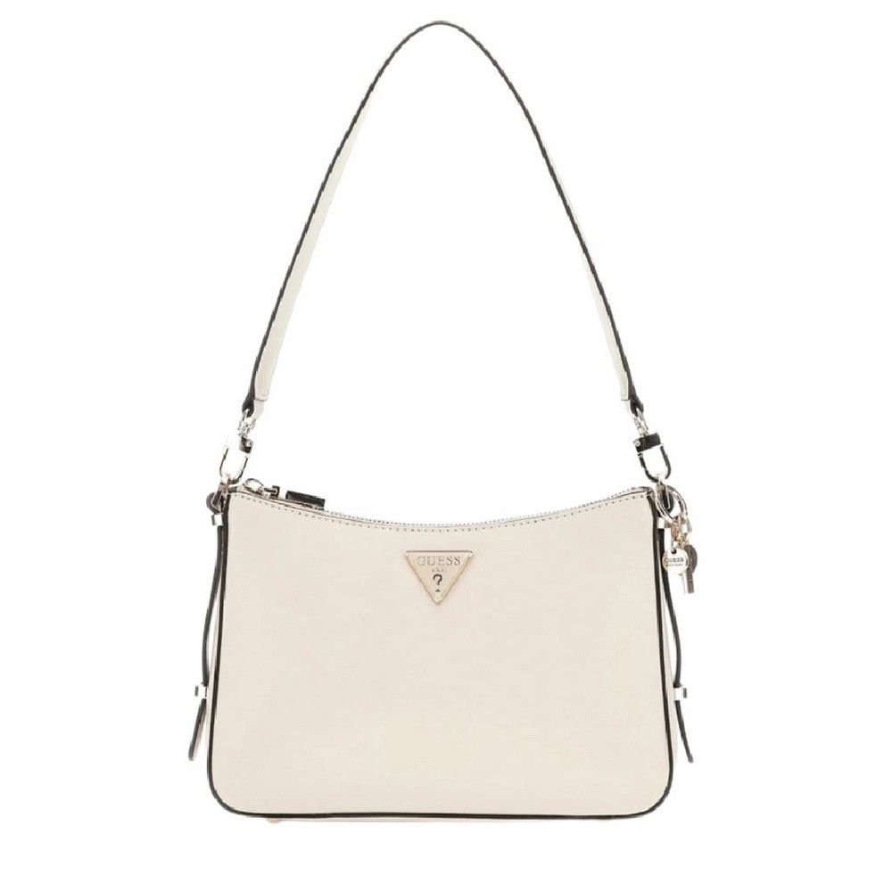 GUESS DARYNA TOP ZIP SHOULDER BAG ΤΣΑΝΤΑ ΓΥΝΑΙΚΕΙΑ ECRU