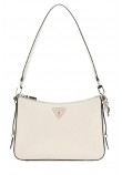 GUESS DARYNA TOP ZIP SHOULDER BAG ΤΣΑΝΤΑ ΓΥΝΑΙΚΕΙΑ ECRU