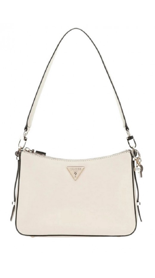 GUESS DARYNA TOP ZIP SHOULDER BAG ΤΣΑΝΤΑ ΓΥΝΑΙΚΕΙΑ ECRU