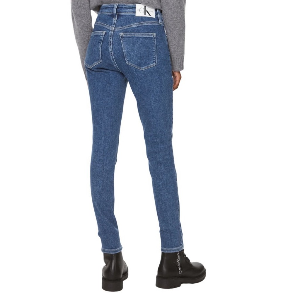 CALVIN KLEIN HIGH RISE SKINNY ΠΑΝΤΕΛΟΝΙ ΓΥΝΑΙΚΕΙΟ BLUΕ DENIM