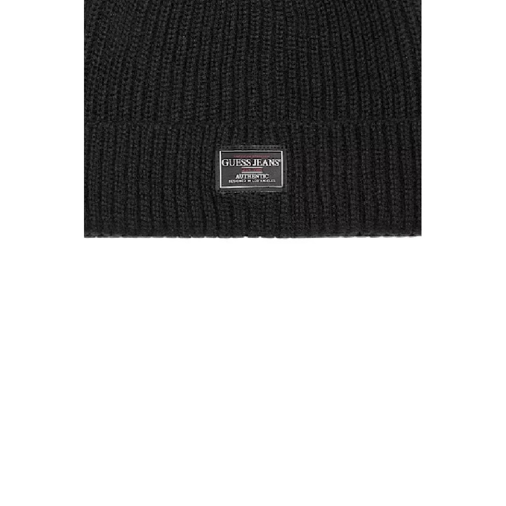 GUESS JEANS  BEANIE UNISEX ΣΚΟΥΦΟΣ ΑΝΔΡΙΚΟΣ BLACK