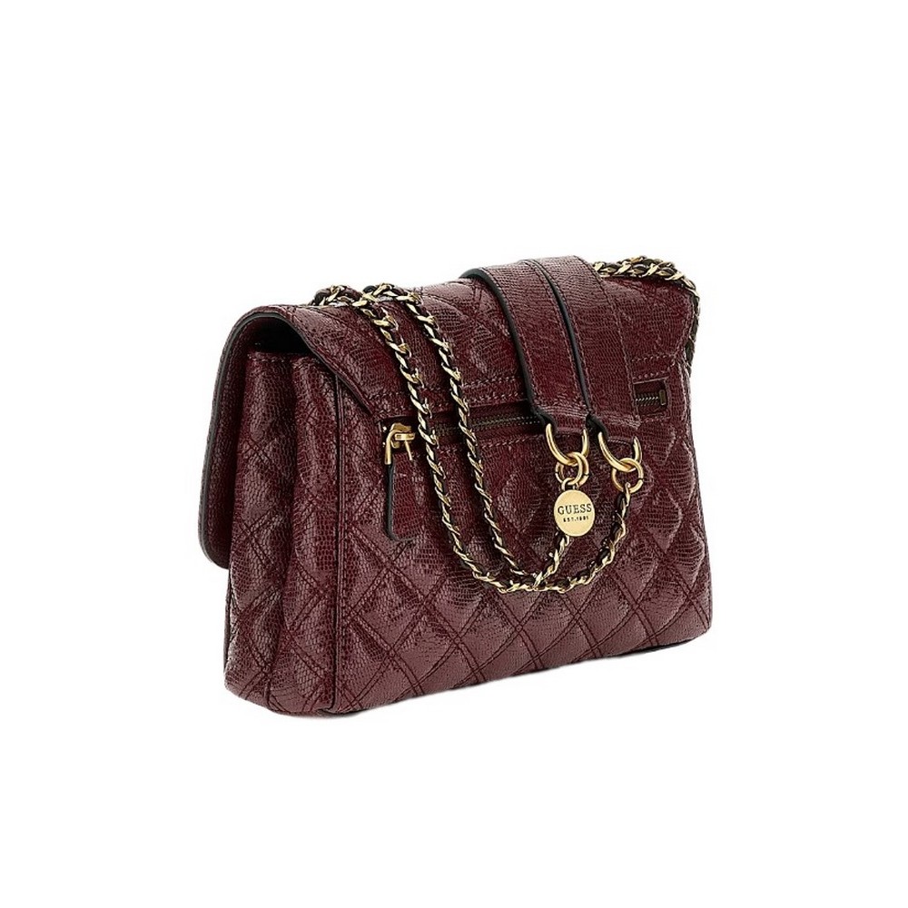 GUESS GIULLY 2 COMP CONVER ΤΣΑΝΤΑ ΓΥΝΑΙΚΕΙΑ BURGUNDY