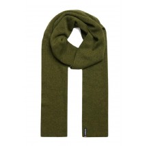 SUPERDRY D3 SDNA ESSENTIAL LOGO KNITTED SCARF ΚΑΣΚΟΛ ΓΥΝΑΙΚΕΙΟ GREEN