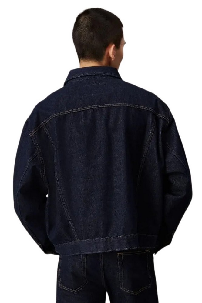 CALVIN KLEIN JEANS RELAXED DENIM JACKET ΜΠΟΥΦΑΝ ΤΖΙΝ ΑΝΔΡΙΚΟ DARK INDIGO