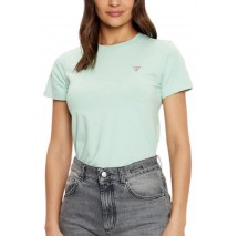 GUESS JEANS SS CN REG MINI TRIANGLE TEE ΜΠΛΟΥΖΑ ΓΥΝΑΙΚΕΙΑ MINT