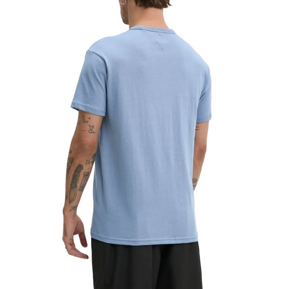 TOMMY JEANS RLX LINEAR LOGO TEE T-SHIRT ΜΠΛΟΥΖΑ ΑΝΔΡΙΚΗ BLUE