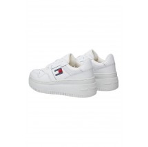 TOMMY HILFIGER RETRO BASKET FLATFORM ESS ΠΑΠΟΥΤΣΙ ΓΥΝΑΙΚΕΙΟ WHITE