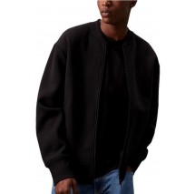 CALVIN KLEIN JEANS MONOLOGO APPLIQUE KNIT BOMBER ΖΑΚΕΤΑ ΑΝΔΡΙΚΗ BLACK