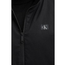 CALVIN KLEIN JEANS COTTON NYLON CANVAS HARRINGTON ΜΠΟΥΦΑΝ ΑΝΔΡΙΚΟ BLACK