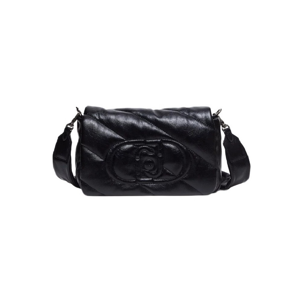 LIU JO FELCE ECS M CROSSBODY AF4137E0022 ΤΣΑΝΤΑ ΓΥΝΑΙΚΕΙΑ BLACK