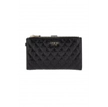 GUESS YARMILLA SLG DBL ZIP ORGANIZER ΠΟΡΤΟΦΟΛΙ ΓΥΝΑΙΚΕΙΟ BLACK