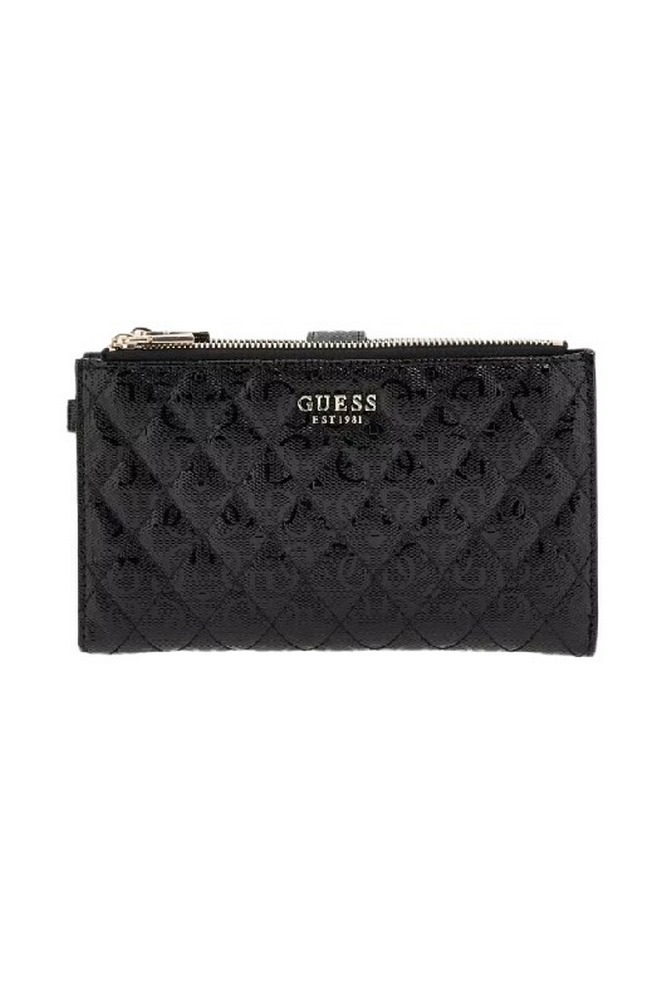 GUESS YARMILLA SLG DBL ZIP ORGANIZER ΠΟΡΤΟΦΟΛΙ ΓΥΝΑΙΚΕΙΟ BLACK