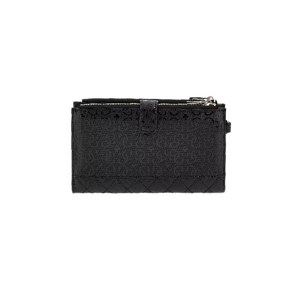 GUESS YARMILLA SLG DBL ZIP ORGANIZER ΠΟΡΤΟΦΟΛΙ ΓΥΝΑΙΚΕΙΟ BLACK