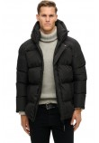 SUPERDRY D2 SDCD HOODED 5 BAFFLE SPORTS PUFFER ΜΠΟΥΦΑΝ ΑΝΔΡΙΚΟ BLACK