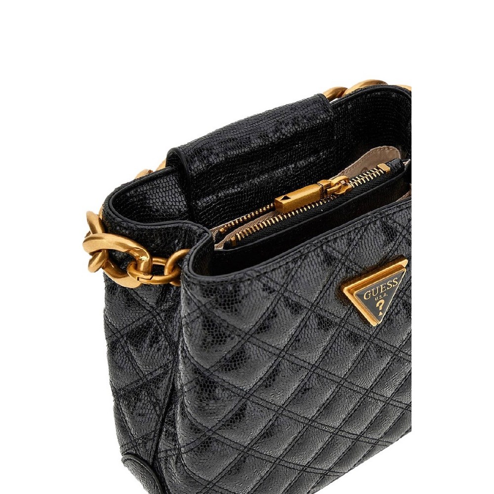 GUESS EIRE SMALL BUCKET ΤΣΑΝΤΑ ΓΥΝΑΙΚΕΙΑ BLACK