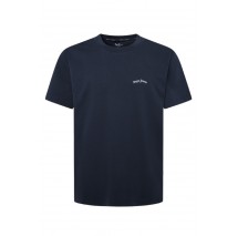 PEPE JEANS LONDON DROP 3 SOMERTON TEE T-SHIRT ΜΠΛΟΥΖΑ ΑΝΔΡΙΚΗ BLUE