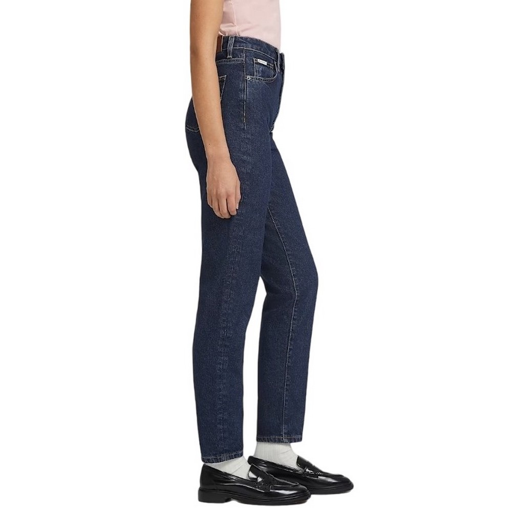 GUESS JEANS G06 MOM ΠΑΝΤΕΛΟΝΙ ΓΥΝΑΙΚΕΙΟ BLUΕ DENIM