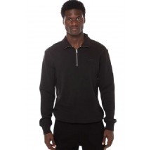 SUPERDRY D1 OVIN ESSENTIAL LOGO HENLEY ΦΟΥΤΕΡ ΜΠΛΟΥΖΑ ΑΝΔΡΙΚΗ BLACK