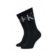 CALVIN KLEIN JEANS MEN SOCK 4P GIFTBOX MONOGRAM ΚΑΛΤΣΕΣ ΑΝΔΡΙΚΕΣ BLACK/WHITE