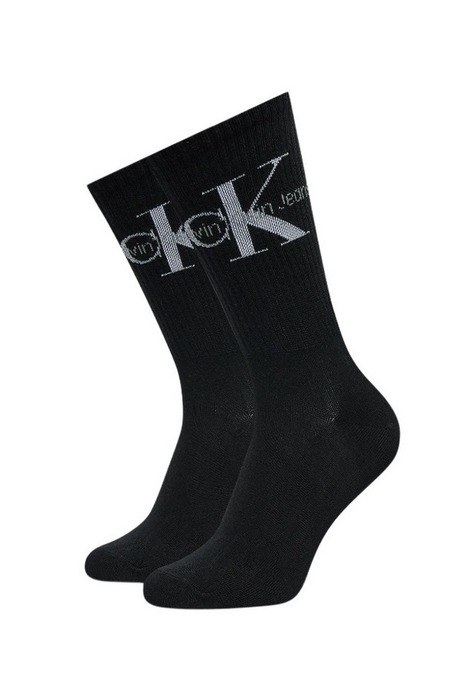 CALVIN KLEIN JEANS WOMEN SOCK 4P GIFTBOX LOGO ΚΑΛΤΣΕΣ ΓΥΝΑΙΚΕΙΕΣ BLACK/WHITE