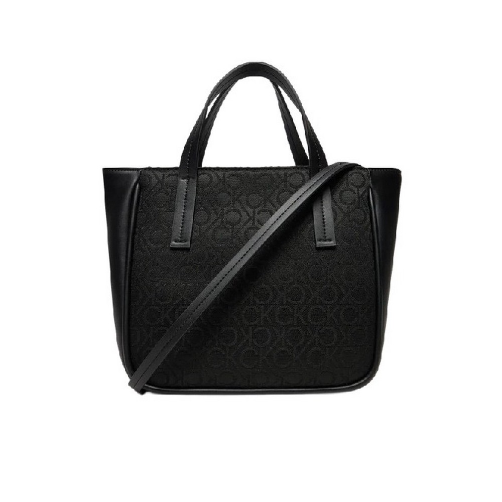 CALVIN KLEIN REFINE SMALL TOTE_JCQ ΤΣΑΝΤΑ ΓΥΝΑΙΚΕΙΑ BLACK