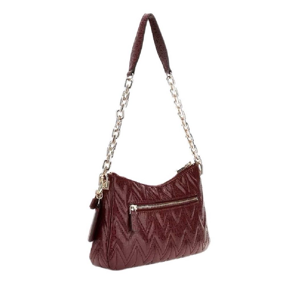 GUESS ADELARD TOP ZIP SHOU ΤΣΑΝΤΑ ΓΥΝΑΙΚΕΙΑ BURGUNDY