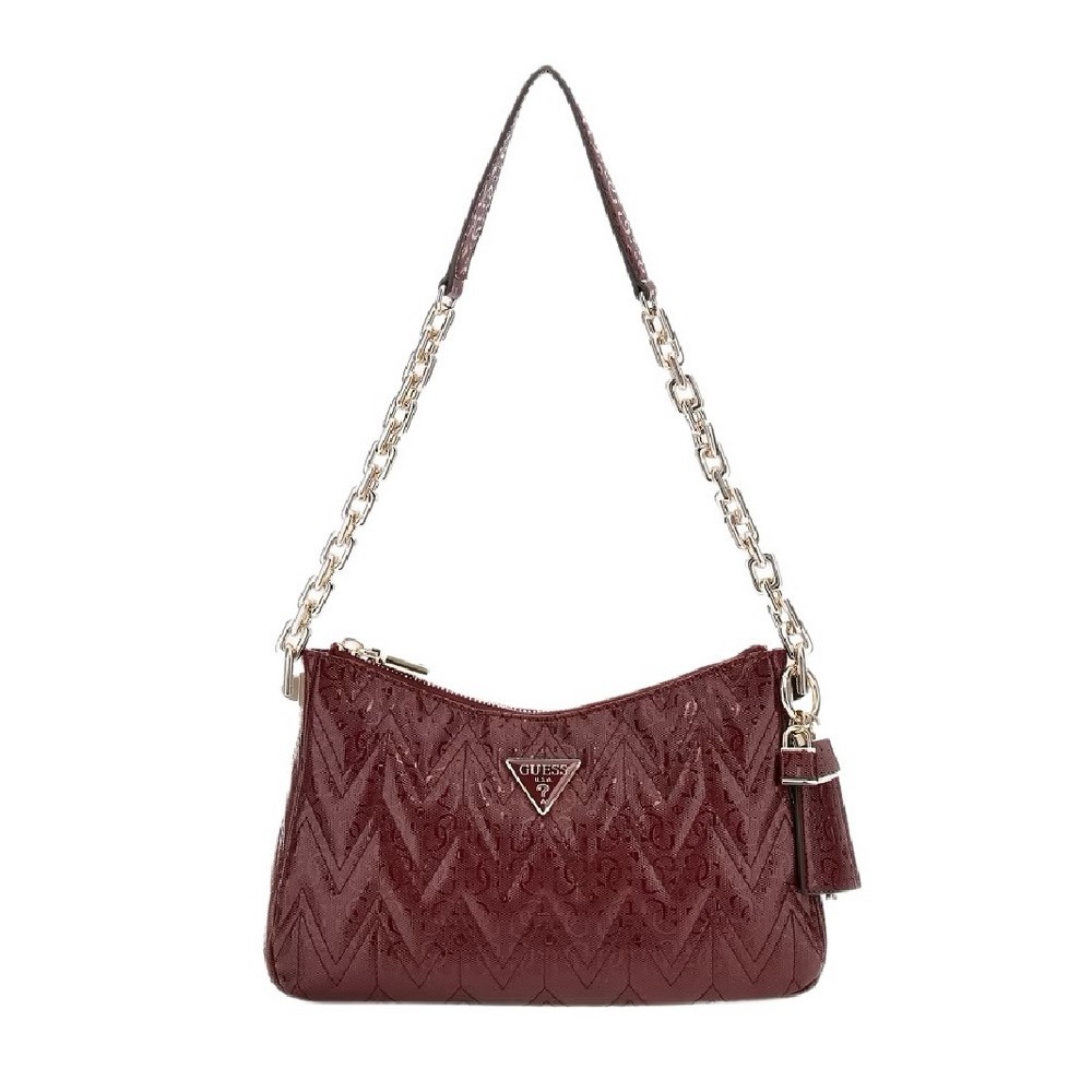 GUESS ADELARD TOP ZIP SHOU ΤΣΑΝΤΑ ΓΥΝΑΙΚΕΙΑ BURGUNDY