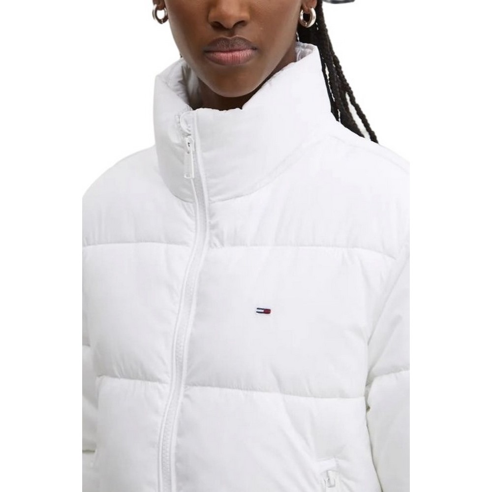 TOMMY HILFIGER CRP ESSENTIAL PUFFER ΜΠΟΥΦΑΝ ΓΥΝΑΙΚΕΙΟ WHITE