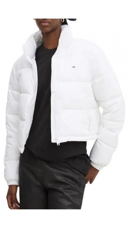 TOMMY HILFIGER CRP ESSENTIAL PUFFER ΜΠΟΥΦΑΝ ΓΥΝΑΙΚΕΙΟ WHITE