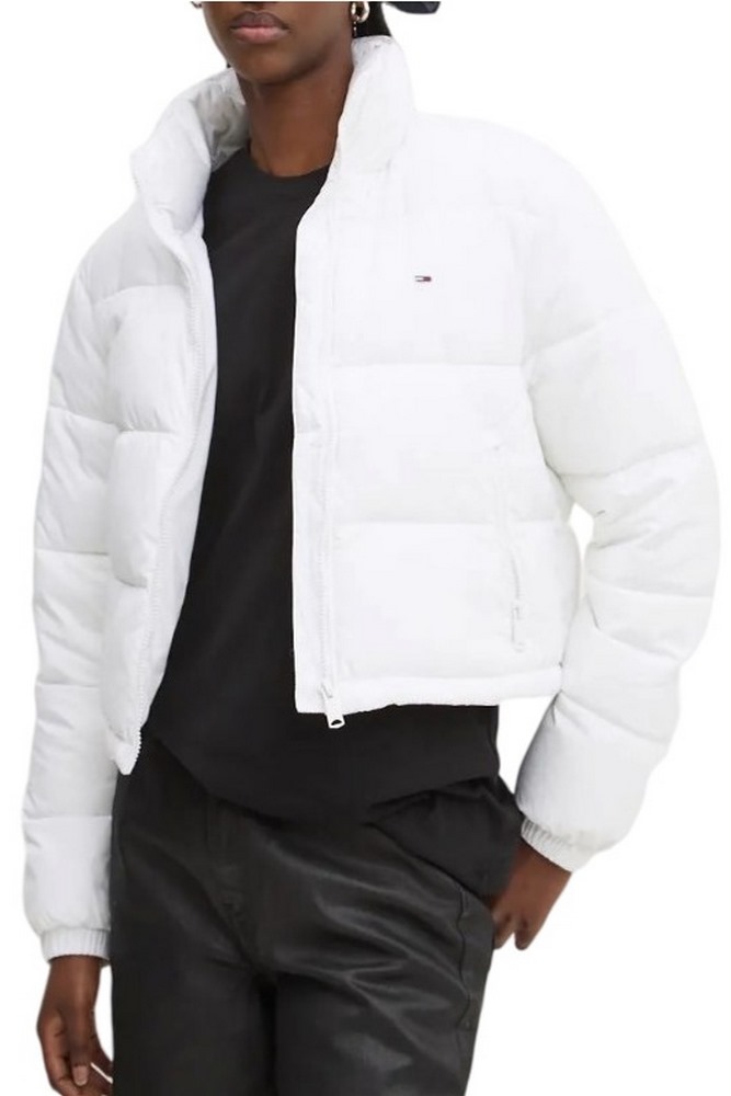 TOMMY HILFIGER CRP ESSENTIAL PUFFER ΜΠΟΥΦΑΝ ΓΥΝΑΙΚΕΙΟ WHITE