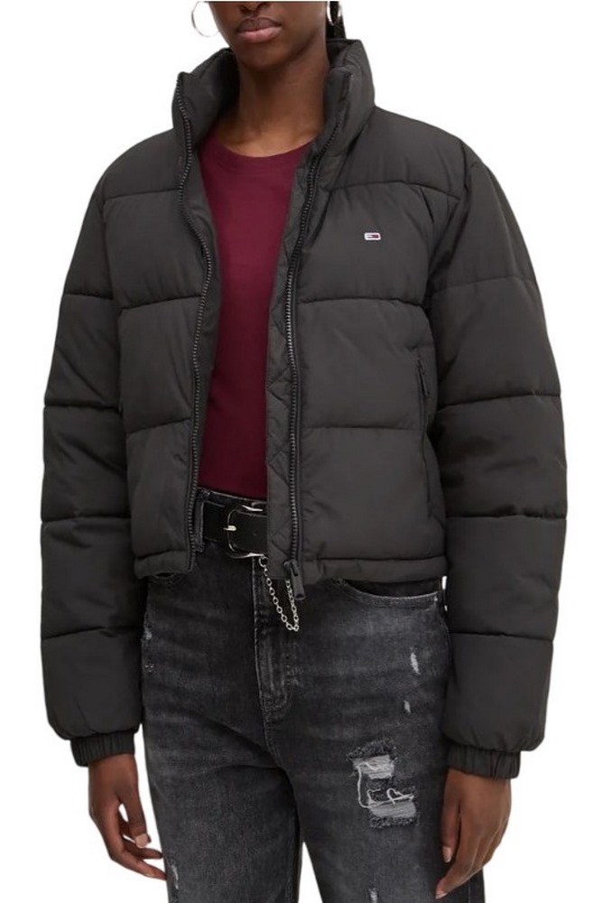 TOMMY HILFIGER CRP ESSENTIAL PUFFER ΜΠΟΥΦΑΝ ΓΥΝΑΙΚΕΙΟ BLACK