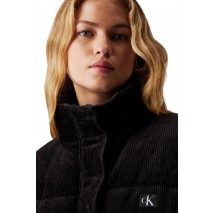 CALVIN KLEIN JEANS CORDUROY PUFFER ΜΠΟΥΦΑΝ ΓΥΝΑΙΚΕΙΟ BLACK